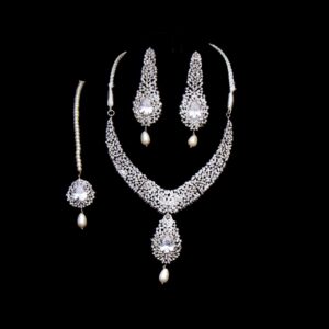 Luxurious Casting Silver Plated Zarcon Set