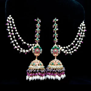 Hyderabadi Jhumki, Multi Color