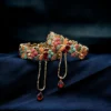 Elegant Nauratan Flower Bangals Set - Image 2