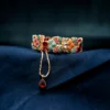Elegant Nauratan Flower Bangals Set - Image 3