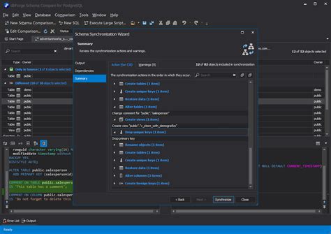 DbForge Schema Compare for